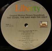 Ennio Morricone : The Good, The Bad And The Ugly (Original Motion Picture Soundtrack (LP, Album, RE, RP, Whi)