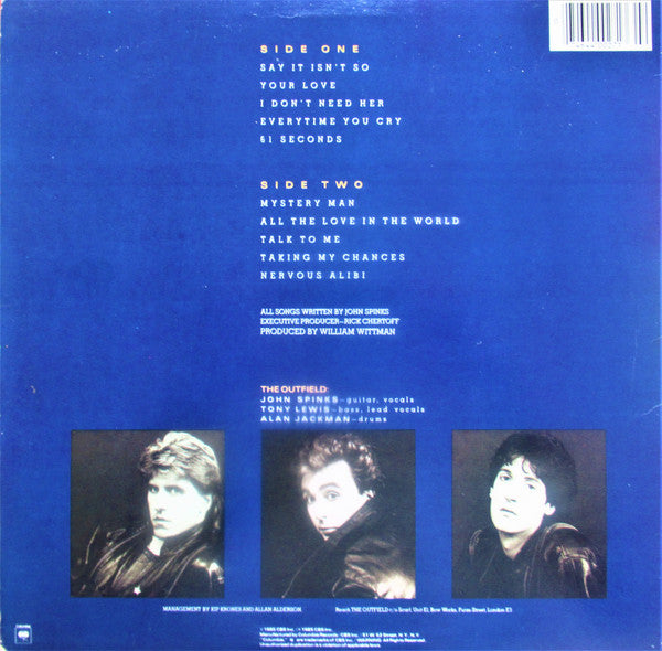 The Outfield : Play Deep (LP, Album, Pit)