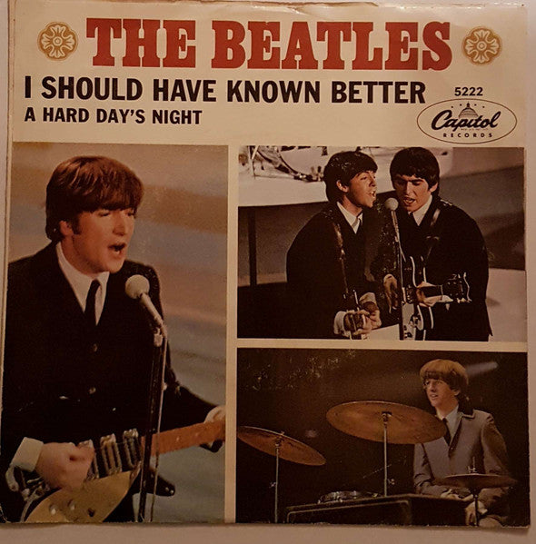 The Beatles : A Hard Day's Night (7", Single, Roc)