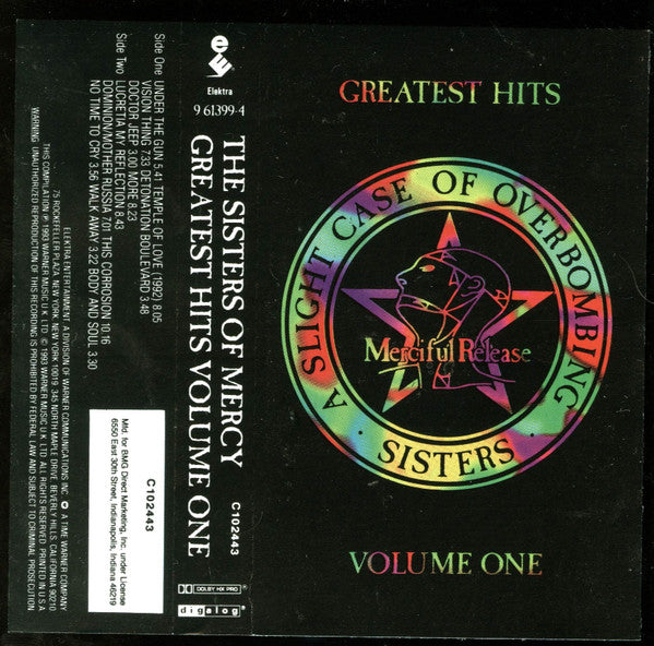 The Sisters Of Mercy : Greatest Hits Volume One - A Slight Case Of Overbombing (Cass, Comp, Club, BMG)