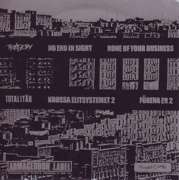 Tragedy / Totalitär : Tragedy / Totalitär (7", EP)