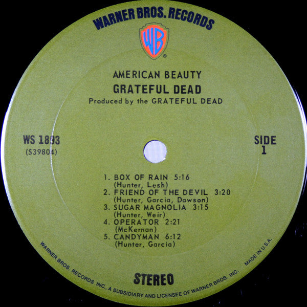 Grateful Dead* : American Beauty (LP, Album, Ter)