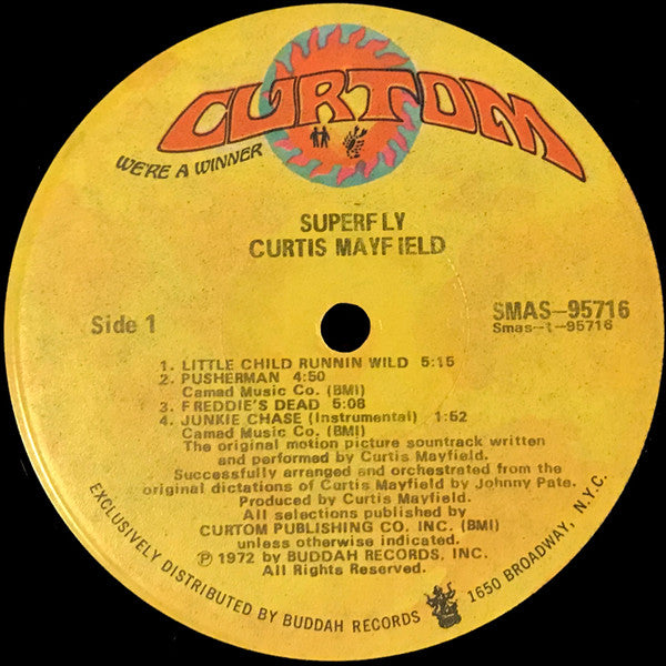 Curtis Mayfield : Super Fly (LP, Album, Die)