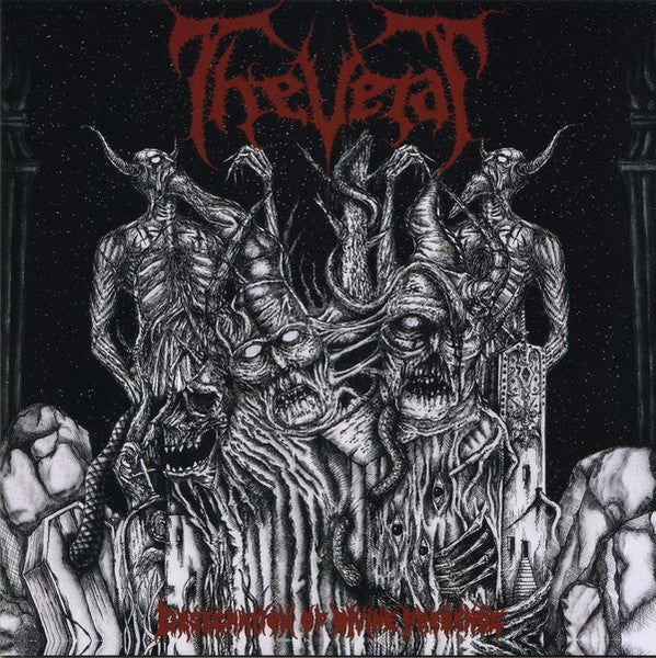 Thevetat : Desecration of Divine Presence (7", EP, Red)