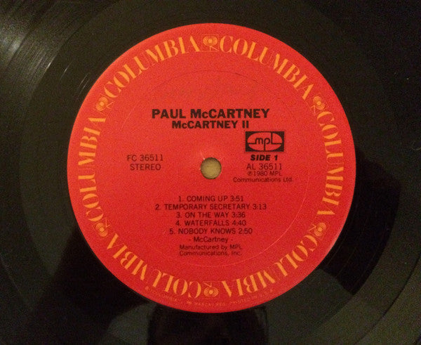 Paul McCartney : McCartney II (LP, Album, Gat + 7", S/Sided, Promo)