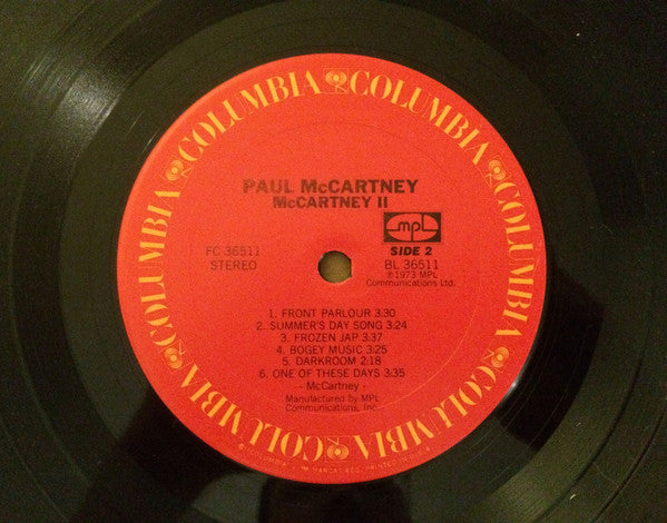 Paul McCartney : McCartney II (LP, Album, Gat + 7", S/Sided, Promo)