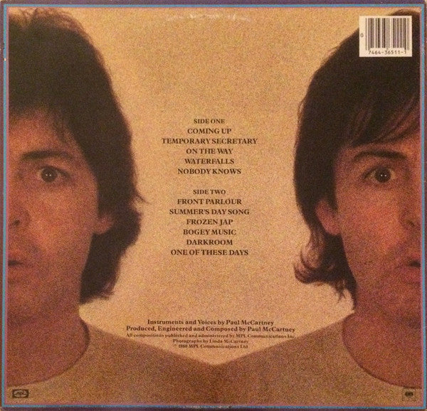 Paul McCartney : McCartney II (LP, Album, Gat + 7", S/Sided, Promo)