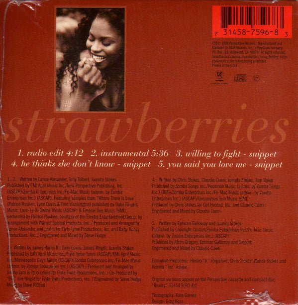 Smooth (4) : Strawberries (CD, Single, Car)