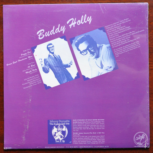 Buddy Holly : Portrait In Music (Picture Record Number One) (12", Comp, Mono, Pic)