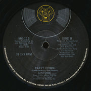 Unyque : Keep On Making Me High / Party Down (12", Promo)