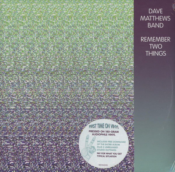 Dave Matthews Band : Remember Two Things (2xLP, Album, RE, 180)