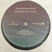 Dave Matthews Band : Remember Two Things (2xLP, Album, RE, 180)