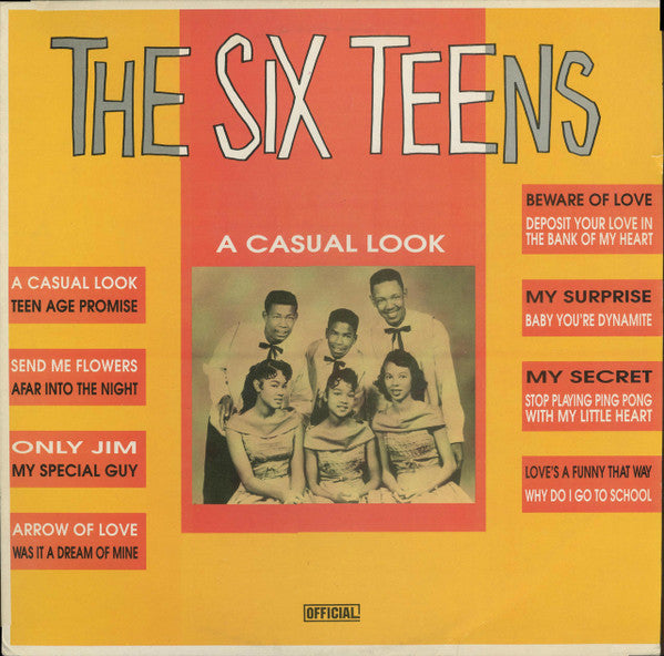 The Six Teens : A Casual Look (LP, Comp, Mono, RE, RM)
