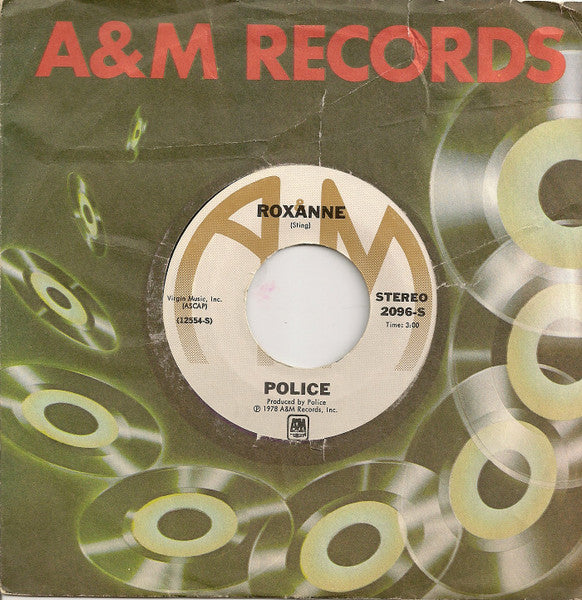 The Police : Roxanne / Dead End Job (7", Single, Styrene, Mon)
