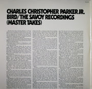 Charlie Parker : Bird / The Savoy Recordings (Master Takes) (2xLP, Comp, Ter)