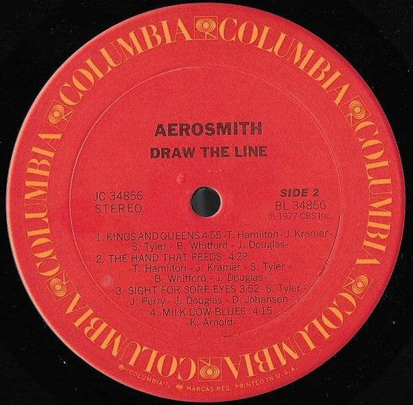 Aerosmith : Draw The Line (LP, Album, San)