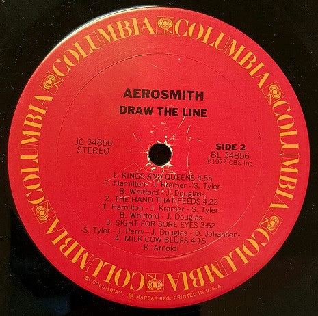 Buy Aerosmith : Draw The Line (LP, Album, San) Online for a great