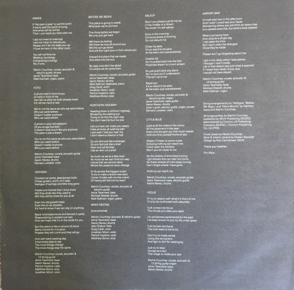 Martin Courtney : Many Moons (LP, Album, Ltd, Cok)