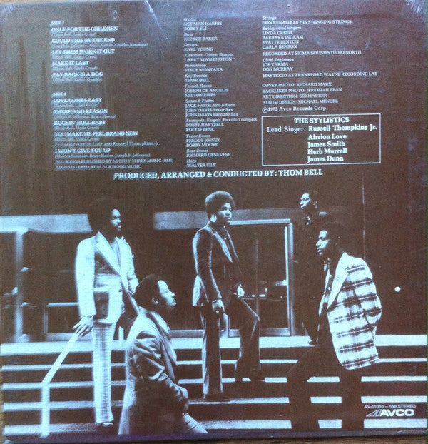 The Stylistics : Rockin' Roll Baby (LP, Album)