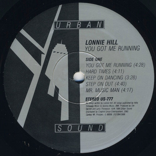 Lonnie Hill : You Got Me Running (LP, Album)