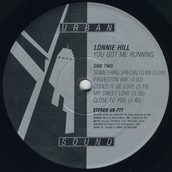 Lonnie Hill : You Got Me Running (LP, Album)