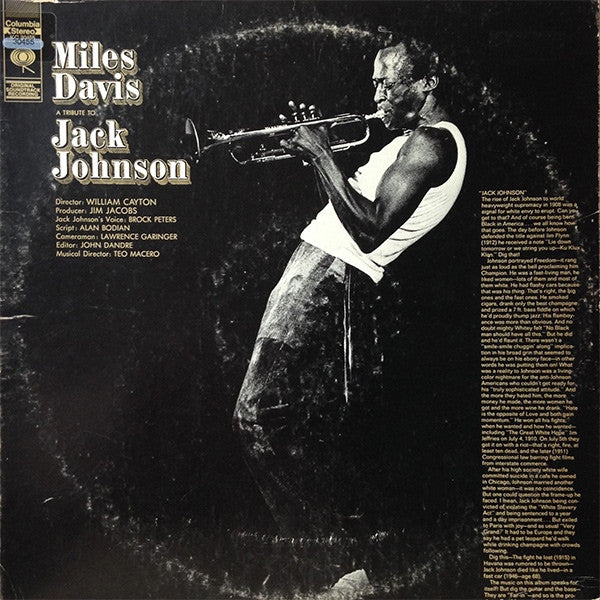 Miles Davis : A Tribute To Jack Johnson (LP, Album, RE, RP)