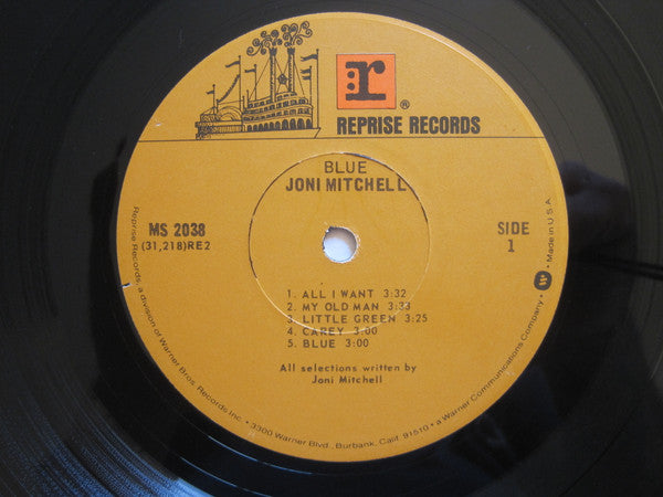 Joni Mitchell : Blue (LP, Album, RE, Gat)