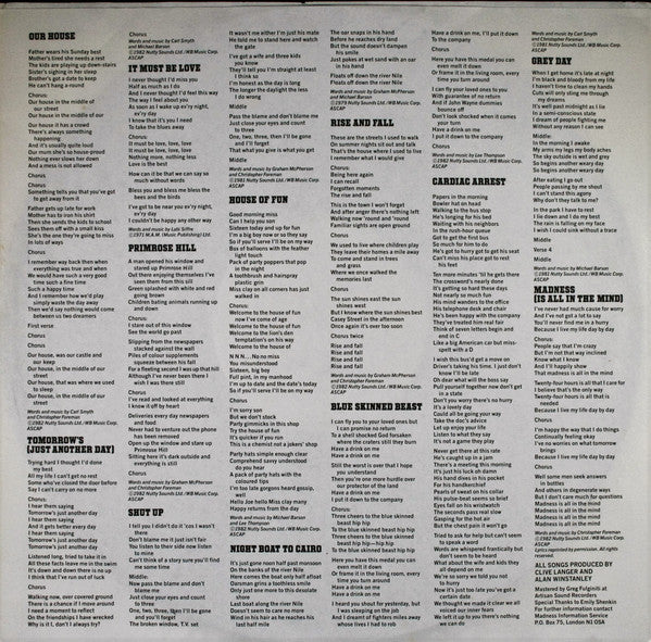 Madness : Madness (LP, Comp, Jac)