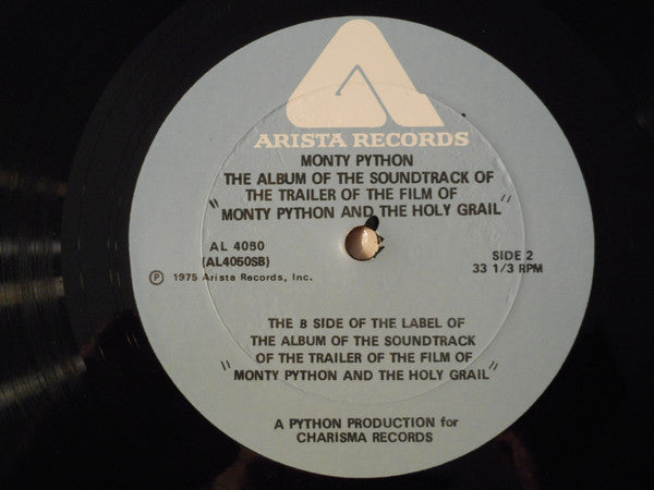 Monty Python : The Album Of The Soundtrack Of The Trailer Of The Film Of Monty Python And The Holy Grail (Executive Version) (LP, Album, Pet)