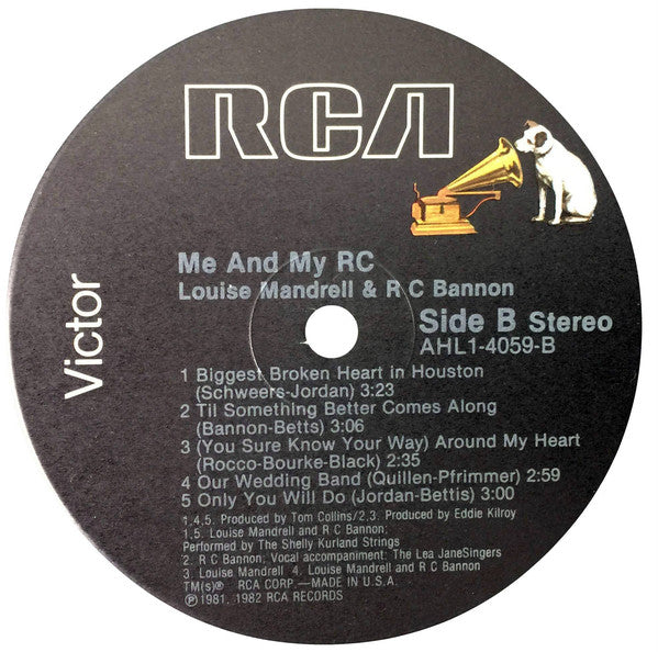 Buy Louise Mandrell And RC Bannon* : Me And My RC (LP, Album