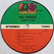 Nu Shooz : Told U So (LP, Album, AR )