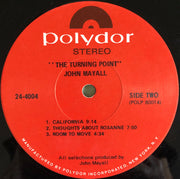 John Mayall : The Turning Point (LP, Album, Scr)