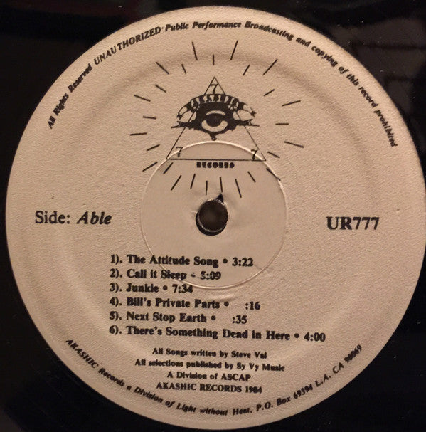 Steve Vai : Flex-Able (LP, Album, 3rd)