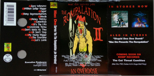 Mac Dre Serves You Various : The Rompalation II - An Overdose (Cass, Comp)