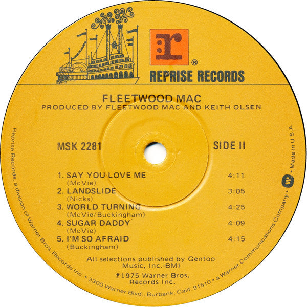 Fleetwood Mac : Fleetwood Mac (LP, Album, RE, Win)