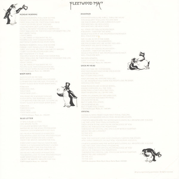 Fleetwood Mac : Fleetwood Mac (LP, Album, RE, Win)