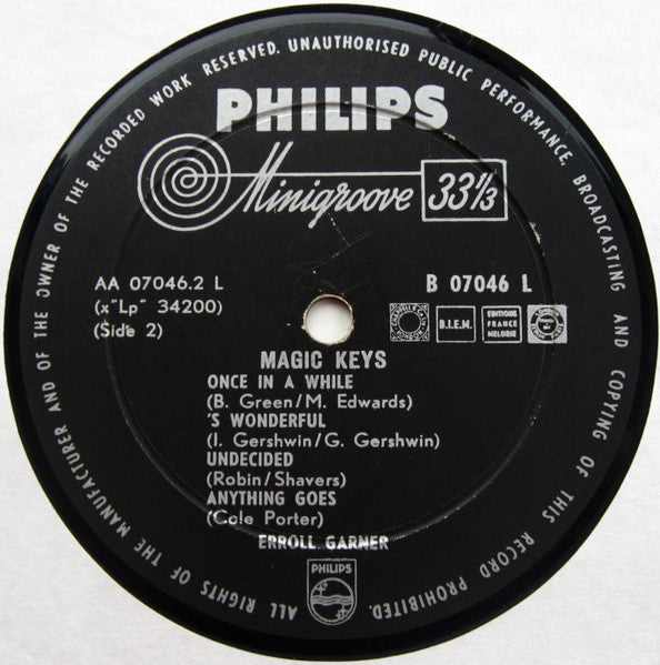 Erroll Garner : Magic Keys (LP, Album)