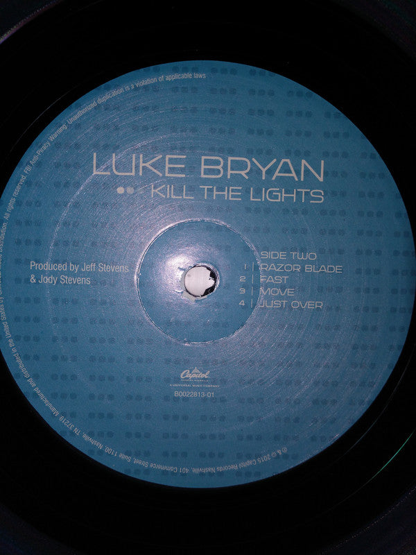 Luke Bryan : Kill The Lights (2xLP, Album)