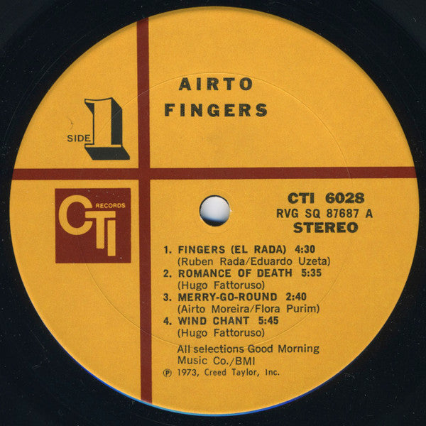 Airto* : Fingers (LP, Album, Ter)