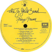 The J. Geils Band : Freeze-Frame (LP, Album, Win)
