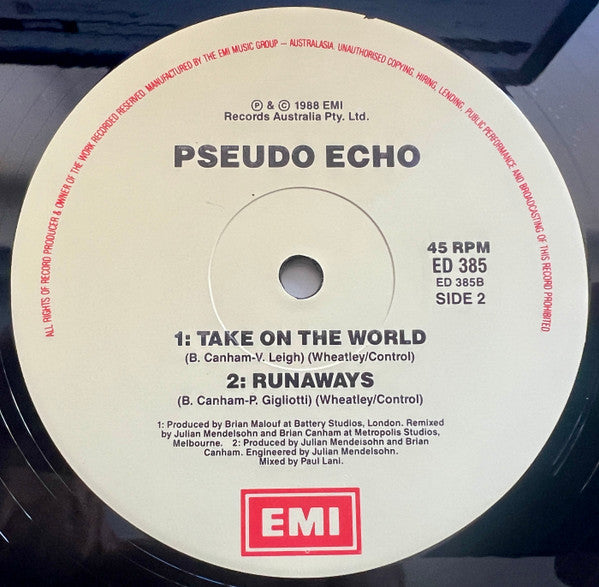 Pseudo Echo : Fooled Again (12", Single)