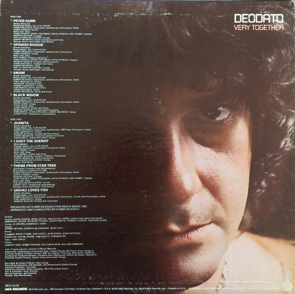 Eumir Deodato : Very Together (LP, Album, Pin)