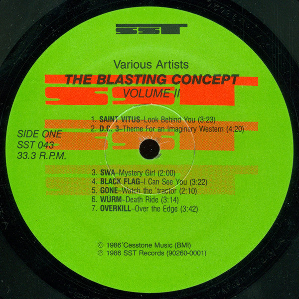 Various : The Blasting Concept Volume II (LP, Comp)