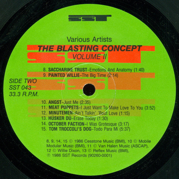 Various : The Blasting Concept Volume II (LP, Comp)