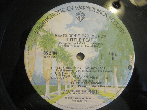 Little Feat : Feats Don't Fail Me Now (LP, Album, M/Print, RE, Jac)