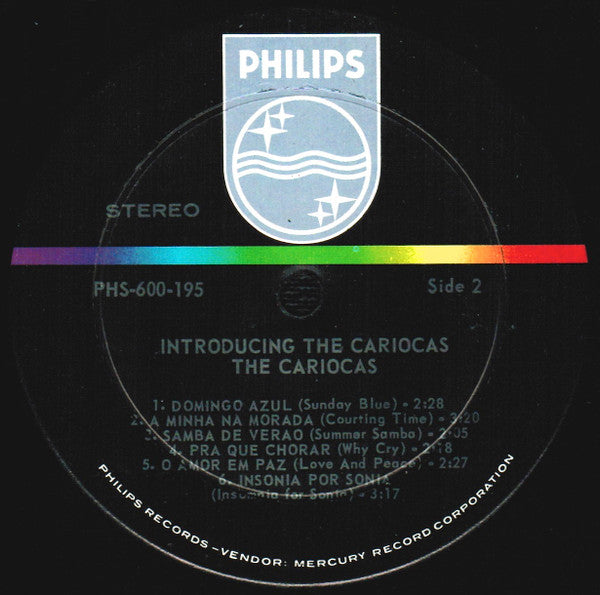 The Cariocas* : Introducing The Cariocas (LP, Album, Comp, Ric)