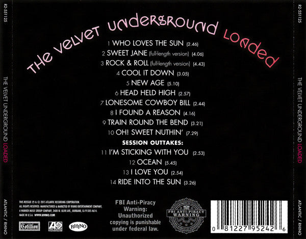 The Velvet Underground : Loaded (CD, Album, RE, RM)