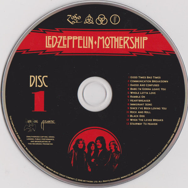 Led Zeppelin : Mothership (2xCD, Comp, RE, RM, Dig)