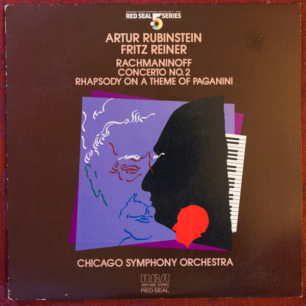 Artur Rubinstein*, Fritz Reiner, Rachmaninoff*, Chicago Symphony Orchestra : Concerto No. 2 / Rhapsody On A Theme Of Paganini (LP, Comp, RM)