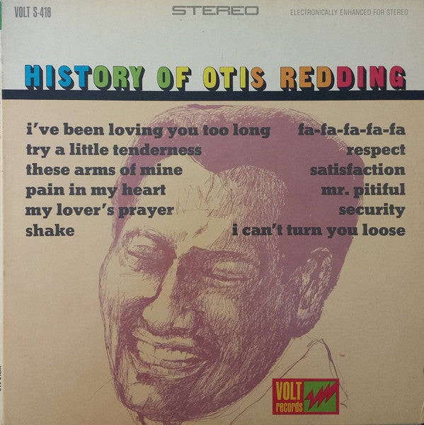 Otis Redding : History Of Otis Redding (LP, Comp, MO )